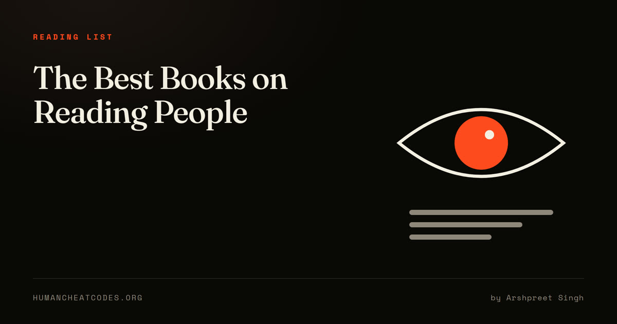 The best books on reading people — body language, persuasion and judgement